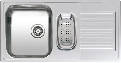 Produktbild von REGINOX R19580 Edelstahlspüle CENTURIO 1.5 (L) KGOKG ab Schrankbreite 60 cm / Flächenbündig / Flacheinbau