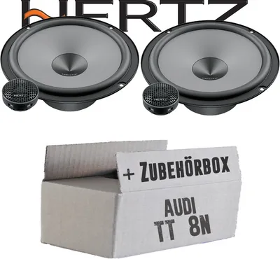 Produktbild von Hertz K 165 - KIT - 16,5cm Lautsprecher Komposystem - Einbauset passend für Audi TT 8N Front - justSOUND
