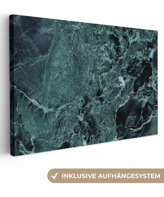 Produktbild von OneMillionCanvasses® - Leinwandbilder - 140x90 cm, Marmor - Stein - Textur - Marmoroptik - Design, Wandbilder Kunstdruck Wanddekoration - Foto auf Leinwand - Gemälde auf Holzrahmen