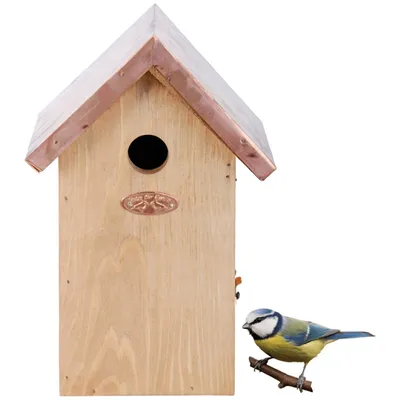 Produktbild von Esschert Design Nistkasten Blaumeise Kupferdach; NK05