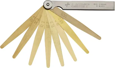 Immagine prodotto di Limite 67921007 Galga Espesores Latón - 0,05-0.50Mm 8 Laminas