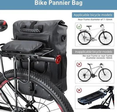 Produktbild von Famanu 3-in-1 Fahrradtasche mit Laptopfach - 25 Liter