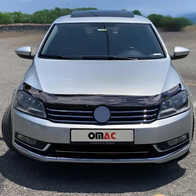 Produktbild von Motorhaube Deflektor Insekten Steinschlagschutz für VW Passat 2011-2015 Dunkel