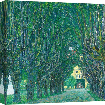 Obrázok produktu pre Obraz na plátne Klimt - Allee zum Schloss Kammer, 1912 - 50 x 50 cm