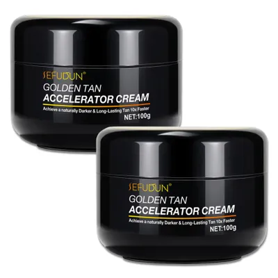 Produktbild von Bräunungsbeschleuniger Sonnencreme Bräunungscreme schnelle Bräunung Tanning, 2x 100g
