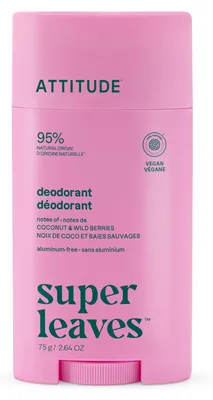 Produktbild von Natü rliches Deo Super Leaves Kokosnuss und Waldfrü chte 75 g
