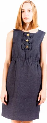Produktbild von LOVE MOSCHINO Kleid Damen Textil Blau SF1135 - Größe: 42