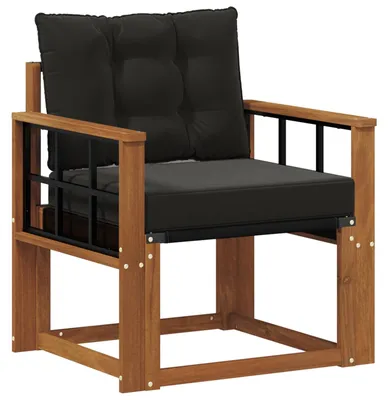Produktbild von vidaXL 2 Stück Outdoor-Sofa Massivholz Akazie Natur