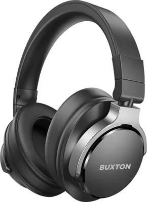 Image de BUXTON BHP 9800 Casque supra-auriculaire sans fil avec ANC, sensibilité 97dB, impédance 32Ohm, design pliable, jusqu'à 22 heures d'écoute, contrôle du volume et de la musique, indicateurs LED