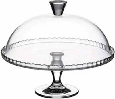 Produktbild von Kuchenständer, Tortenständer, eleganter Tortenständer aus Glas mit Deckel Patisserie 32,5 cm