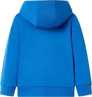 Produktbild von vidaXL Kinder-Kapuzenpullover mit Reißverschluss Blau 92