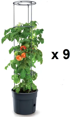 Produktbild von 9 x Tomatentopf 153 cm Topf fürTomatenpflanzen 28L Tomatenzüchter Blumentopf Ø39,2cm KG