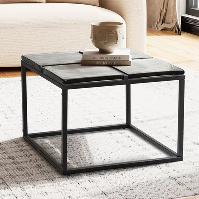 Produktbild von Couchtisch FineBuy Sofatisch Glas 58x58 cm Wohnzimmertisch Tisch Quadratisch