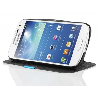 Produktbild von Cadorabo DE-101518, Samsung, Samsung Galaxy S4 MINI, Schwarz