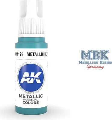 Productafbeelding van AK Interactive S.L. AK-11199 Metallic Blauw (3e generatie)