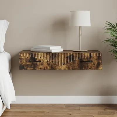 Immagine prodotto di vidaXL Tavolino da parete, 87,5 x 34,5 x 17 cm, materiale composito di legno