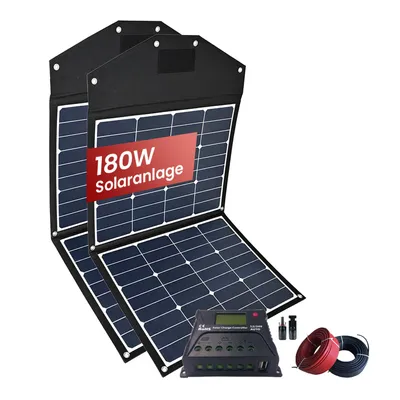 180 W Mini PV-Anlage für Wohnmobile, Caravans, Balkone und Terrassen