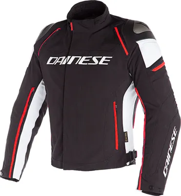 Obrázek produktu pro Dainese Racing 3 D-Dry Black/White/Fluo Red 48 Textilní bunda