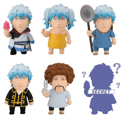 Zdjęcie produktu dla Figurki kolekcjonerskie Gintama x Okawabukubu. Seria "Ginsan" – pudełka niespodzianki (6 sztuk)