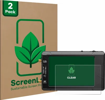 Produktbild von 2x ScreenLeaf Schutzfolie für tinySA ultra spectrum analyser nachhaltiger Displayschutz Display Schutz Folie Klar Transparent