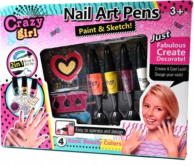 Produktbild von Nagelstudio Set für Kinder - Maniküre & Nageldesign Spielzeug Kreativset für Mädchen