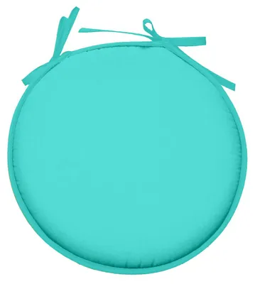 Stuhlkissen Ø 40 cm, Polyester, Celadon, waschbar