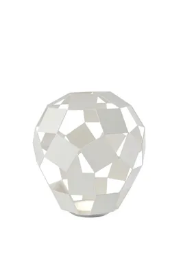 Produktbild von Geometrische LED Tischleuchte Belly dimmbar – Weiß – Design von Sompex