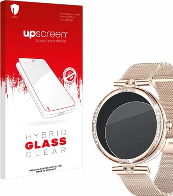 Produktbild von upscreen Schutzglas für Shepatio Smartwatch 1.19" Schutzfolie Panzer Folie Glas Display Schutz klar