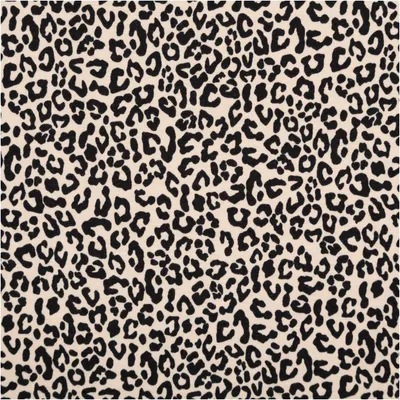 Produktbild von Jerseystoff Meterware Baumwolljersey Leo beige schwarz 1,50m
