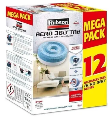 Produktbild von Lufterfrischer Nachfüllpackungen Rubson Aero 360 Neutral