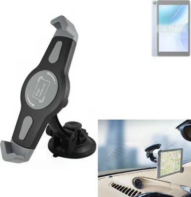 Produktbild von K-S-Trade Scheiben-Halterung für Tablets kompatibel mit Blackview Oscal Pad 50 Wi-Fi KFZ Tablet Saugnapf Auto Halterung Windschutzscheibe Holder