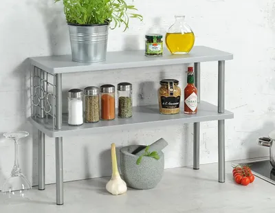 Produktbild von Kesper Küchen-Regal, 27818, Farbe: Grau