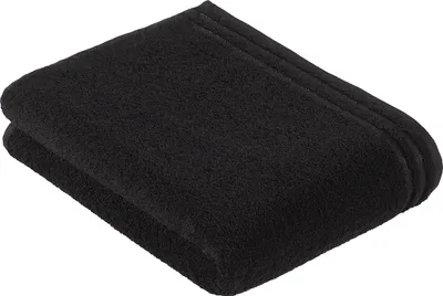 Produktbild von VOSSEN Bath Towels, 67 x 140 cm, Baumwolle, Schwarz, 1 Stück(e)