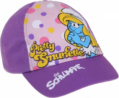 Produktbild von 74084 Disney Cap Mädchen Lila – Die Schlümpfe – Hut/Mütze für Kinder – Größe 52 – Sommermütze