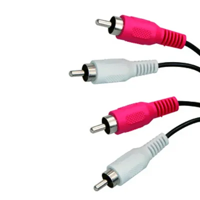 Immagine prodotto di Cavo audio 2x CINCH M - 2x CINCH M, 1,5 m, zarna, Logo blistr