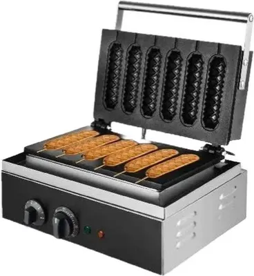 Zdjęcie produktu dla Elektryczna maszyna do hot dogów 1500 W, czarna