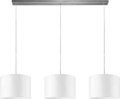 Produktbild von Home Sweet Home Hängeleuchte Beam 3L, E27, weißer Lampenschirm, 30cm
