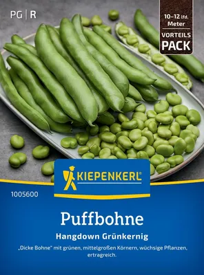 Produktbild von Kiepenkerl Puffbohnensamen Hangdown Grünkernig Vicia faba 10-12 lfd. Meter