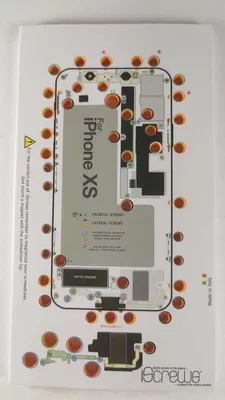 Produktbild von iScrews iPhone XS Schraubenaufbewahrung für Profis
