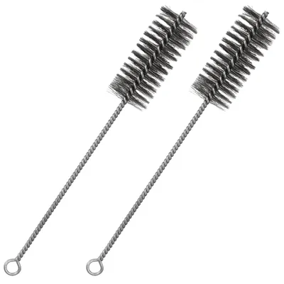 Obrázok produktu pre Čistiace kefy na komíny, 2 kusy, nerezová oceľ, priemer 40 mm, dĺžka 30 cm, určené na čistenie komínov