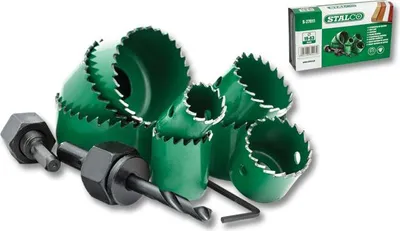 Obrázok produktu pre Sada 11 dierovacích píl na drevo 19-63 mm STALCO