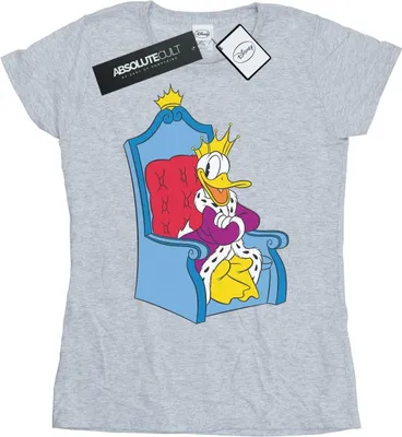 Produktbild von Disney - "Donald Duck King Donald" T-Shirt für Damen BI32205 (M) (Grau)