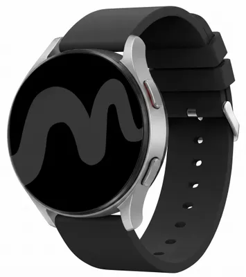 Productafbeelding van imoshion Siliconen bandje - Universeel 24 mm aansluiting - Zwart, AI-gegenereerde afbeelding