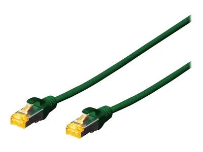 Produktbild von DIGITUS CAT 6A S/FTP Patchkabel, 1m, grün