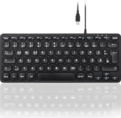 Immagine prodotto di Perixx PERIBOARD-432 DE B USB Keyboard German, QWERTZ Black