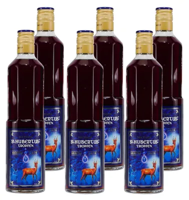Produktbild von St. Hubertus Tropfen - Kräuter Likör (6 x 0,5L)