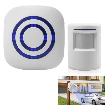 Immagine prodotto di Sensore di movimento wireless per porte, con 1 sensore PIR e 38 suonerie