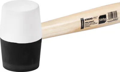 Produktbild von Hammer Strend Pro HM232, 560 g, 300 mm, Gummi, BlackWhiteHead, Holzgriff