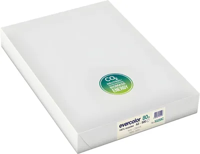 Produktbild von Clairefontaine - Evercolor farbiges Recyclingpapier, A3, 80 g, 500 Blatt, elfenbein