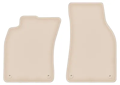 Produktbild von DURBAN Beige Velours-Fußmatten vorne für Audi A6 C6 FL Limousine, Kombi, Avant (2006-2011)